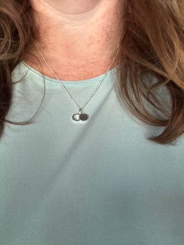 Customer photo review of The Empty Tomb Pendant Necklace