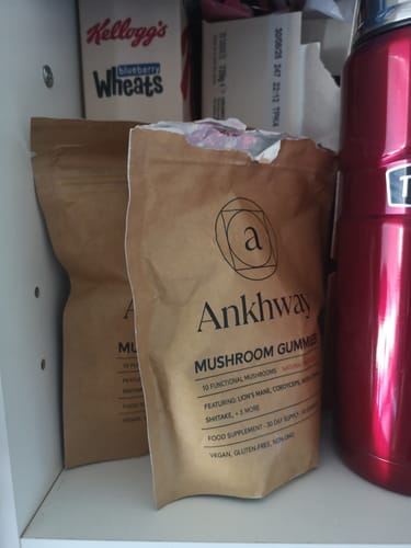 Customer photo review of Mushroom Gummies