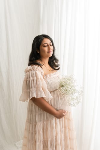 Customer photo review of Elegant Off The Shoulder Boho Summer Beach Dress Woman Photo Shoot Gowns Side Slit YEWEN YW220511