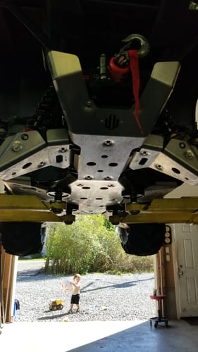 Customer photo review of Full Skid Plate Kit — Yamaha Kodiak 700 (2016+)