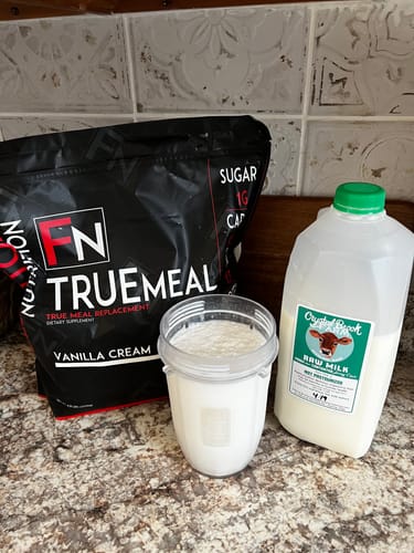 Customer photo review of True Meal Low Carb Meal Replacement