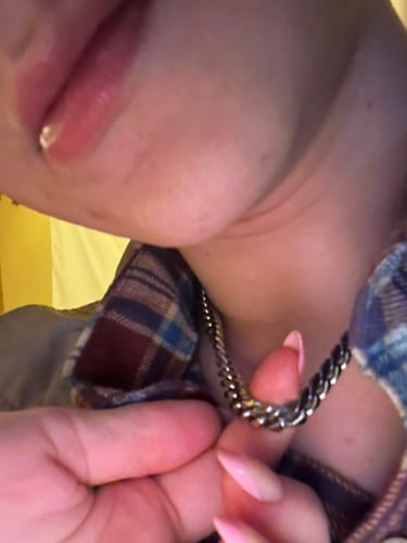 Customer photo review of 8MM MINI CUBAN CHAIN
