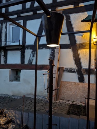 Customer photo review of Solar UFO Form Design Zaunlicht LED Außen Wandlampe