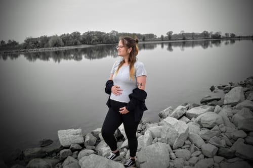 Kundenbewertung mit Foto zu Schwangerschafts Leggings