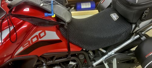 Customer photo review of Wind Rider Seat Cover