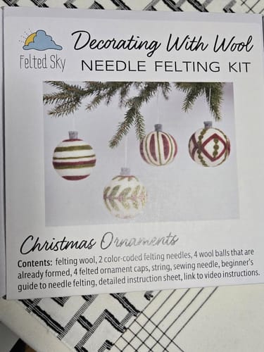 Katherine R. review of Christmas Ornaments Needle Felting Kit image 1 out of 2