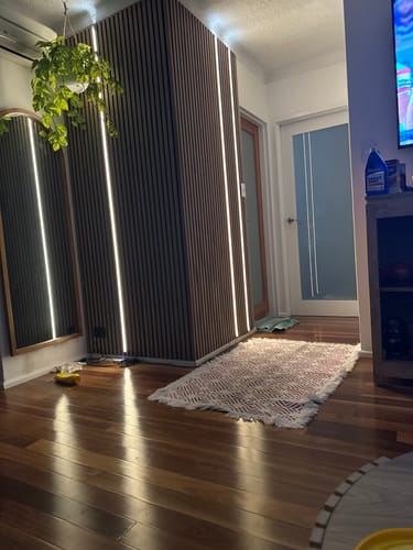 Customer photo review of Natural Walnut | Acoustic Panel