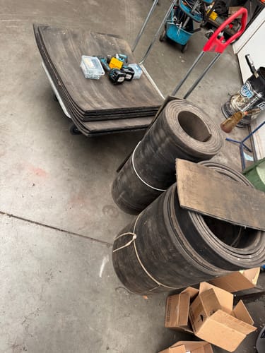 Volkert W. review of Gebruikte Transportband rubber (Diverse rollen) image 1 out of 1