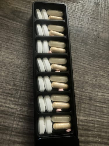 Customer photo review of Weekly Pill Case