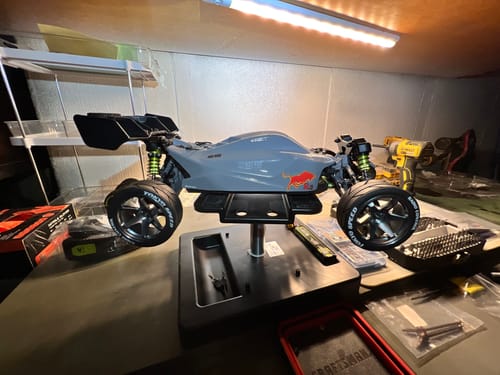 Customer photo review of Upper Link Ball End Spare Part for RC Car ROG1 and X12S