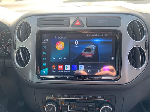 Customer photo review of 9 Zoll 4+64GB Autoradio Octa-Core Android 13 für VW GOLF 5 6 PASSAT Tiguan Polo Sharan ChatGPT 4G WIFI GPS Navi