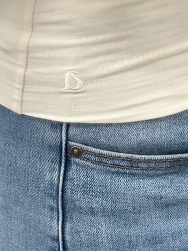 Customer photo review of Bamboo Ivy Top (crème)