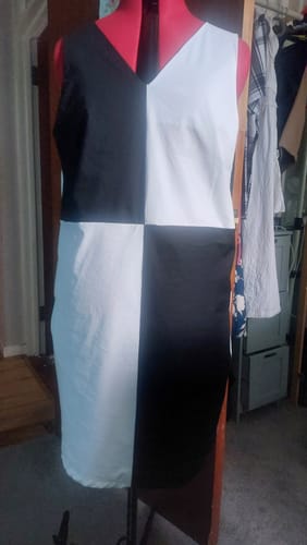 Customer photo review of Plain Rose & Hubble Cotton Poplin Fabric