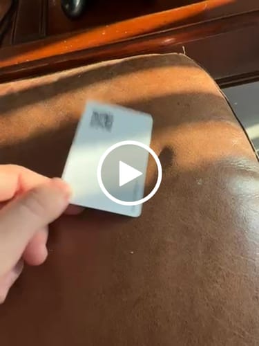 Customer video review of Custom NFC Business Card