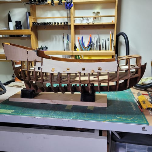 Reseña con foto de un cliente sobre Maqueta el Holandés Errante