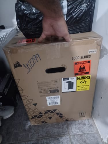 Customer photo review of Case gaming Corsair 6500D Airflow/ Mid Tower/ E-ATX/ Doble Cámara/ Vidrio Templado/ Negro
