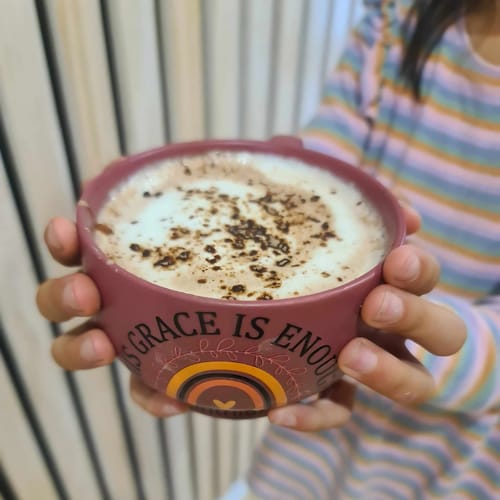 Customer photo review of Bone Broth Hot Chocolate Samples