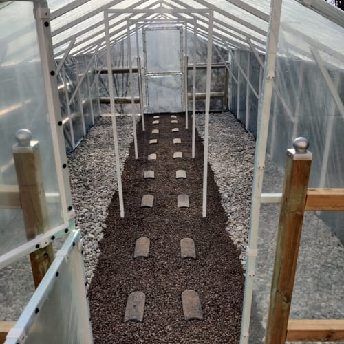 undefined review of Folien Gewächshaus "Harvest" mit PVC Rahmengestell in 7 Größen erhältlich image 1 out of 3