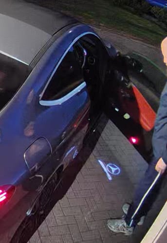Customer photo review of MERCEDES DOOR LIGHTS
