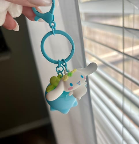 Customer photo review of Cinnamoroll Kuromi Tulip Fairy Glowing LED Keychain