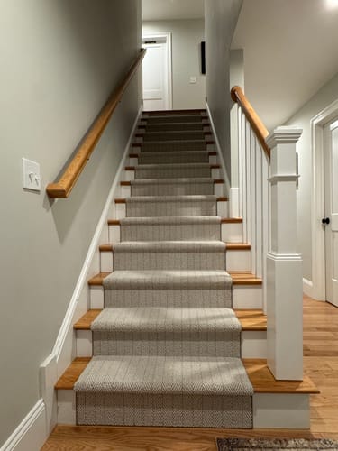 Customer photo review of Amalfi Spartis Herringbone Stair Runner