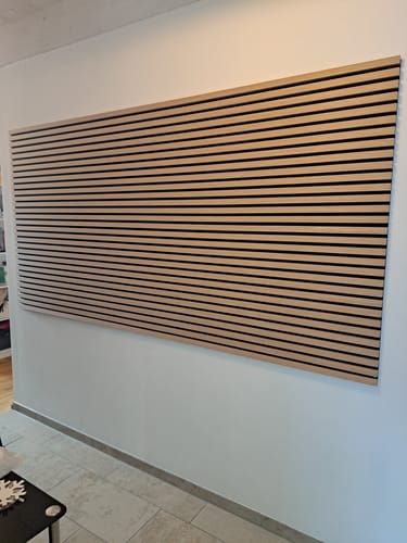 Customer photo review of Akustikpaneele Natürliche Eiche - 240 cm x 60 cm