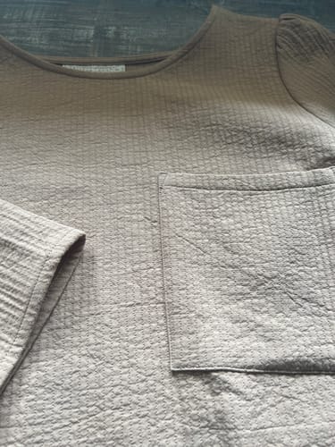 Customer photo review of Toscane - piqué de coton camel
