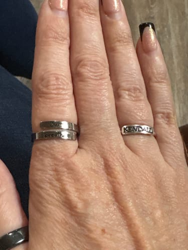 Customer photo review of Just Breathe Ring