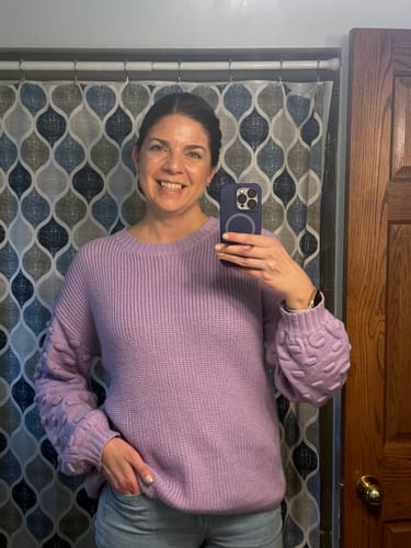 Customer photo review of Solstice Tall Sweater