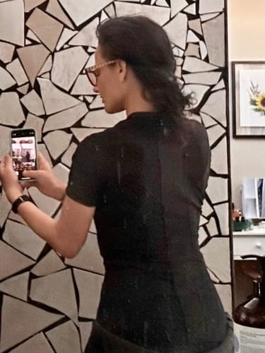 Customer photo review of Posture Shirt For Women - Zipper