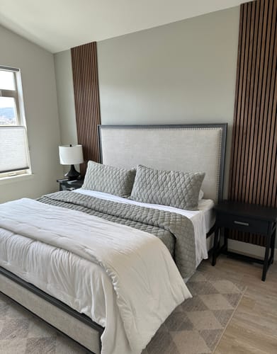 Customer photo review of Full Sample Box - Slat Wall Panel | 4 Panels per Box