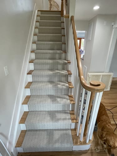 Customer photo review of Amalfi Spartis Herringbone Stair Runner