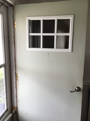 Customer photo review of Clear 6 Lite Glass and Frame Kit (Craftsman)