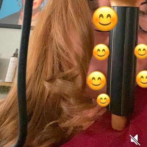 Customer photo review of BrushX 5-in-1 Ionic Hair Styler Pro