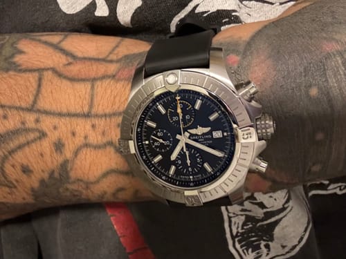 Customer photo review of W.O.E. FKM Rubber Watch Strap - NEW