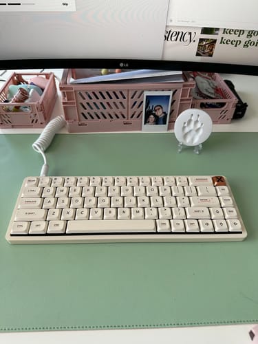 Customer photo review of Magi65 Aluminum Low Profile Mechanical Keyboard