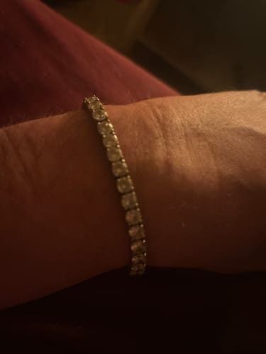 Customer photo review of TENNISBOY BRACELET. - 5MM