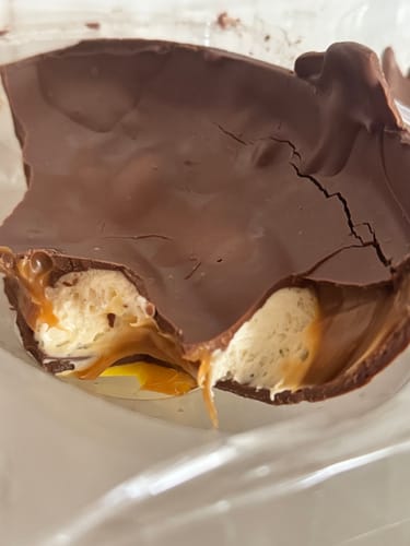 Customer photo review of The Toffee Mallow Easter Egg - min 500g