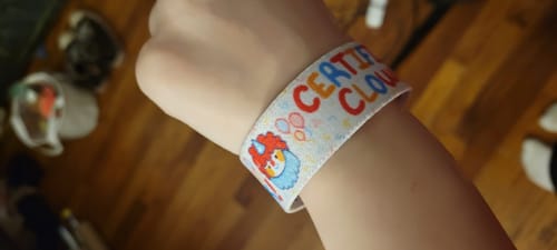 Customer photo review of Certified Clown Bracelet