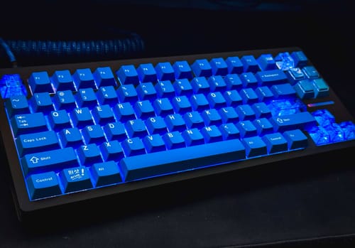 Customer photo review of KEYKOBO SOJU ABS DOUBLE-SHOT KEYCAP SET