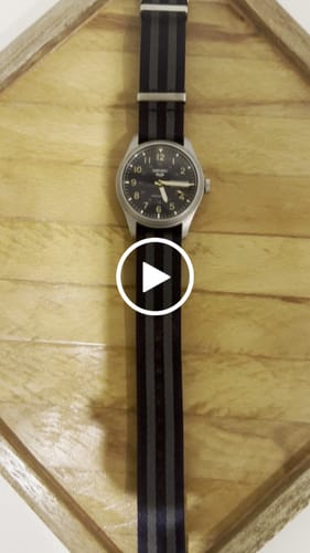 Customer video review of Blue Bond Nylon Watch Strap