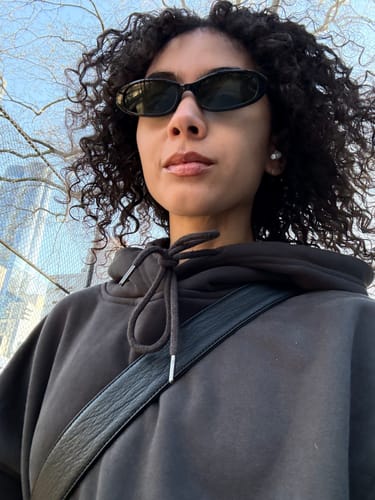 Customer photo review of Brooklyn Oversized Hoodie in Vintage Black