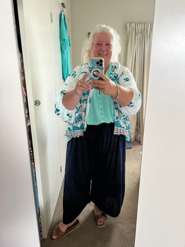 Jodie E. review of PRE_ORDER Camilla Top (Sleeveless) | Turquoise image 1 out of 1