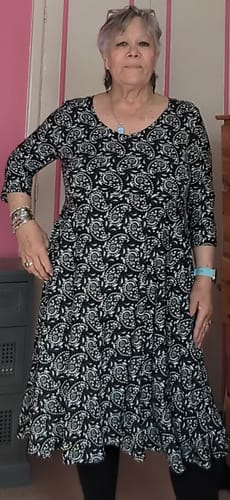 Customer photo review of Leafy Paisley Jersey Fabric