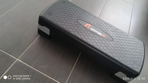 Customer photo review of Step Banco Aerobics Fitness Crosfit 9.5 A 15 Cm Ajustable