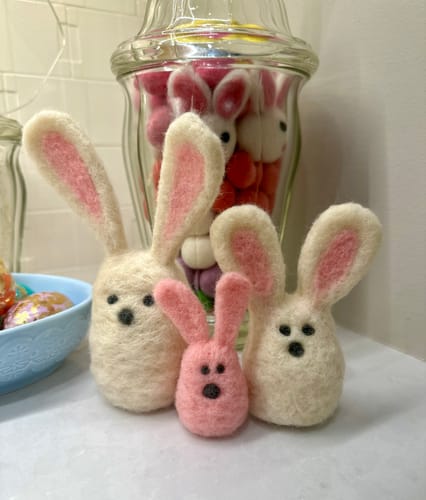 Lora C. review of Bunny Friends Mini Needle Felting Kit image 1 out of 1