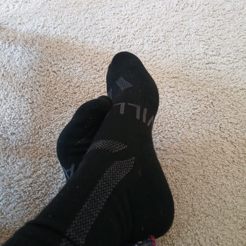 Customer photo review of Men's Alpaca Socks