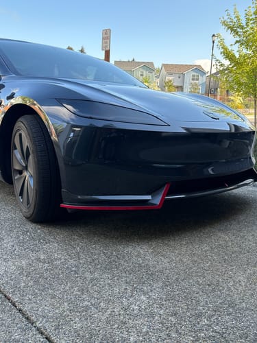 Customer photo review of Pre-Cut Head lights, Tail lights Black Tint Wrap for Tesla Model 3 2023-2025 Highland