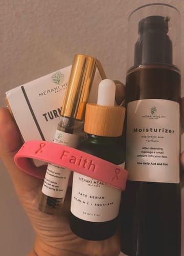Customer photo review of Turmeric Face & Body Bundle of 3 soaps