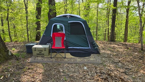 Customer photo review of 2-Step Cabin Tent